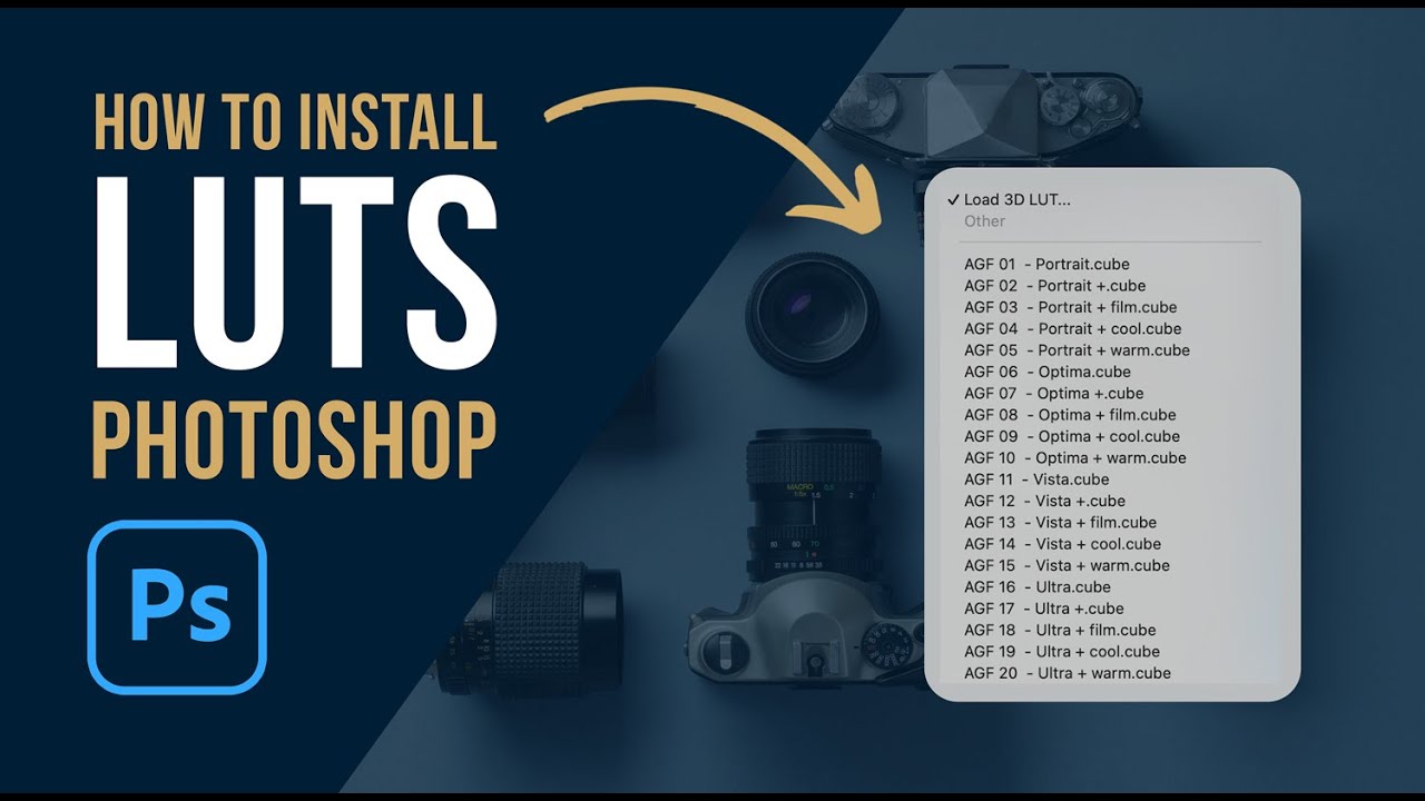 Как навсегда установить LUT-таблицы в Photoshop!