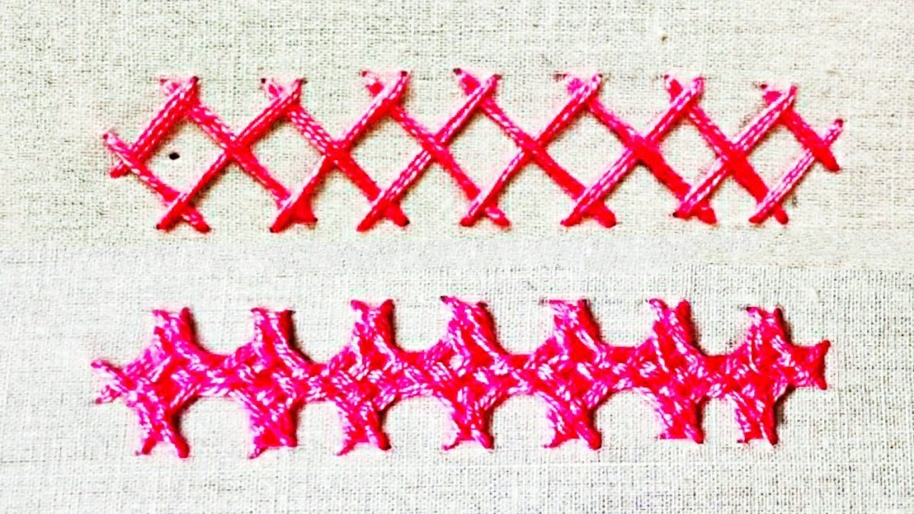 Easy Sindhi Embroidery Tutorial For Beginners | Kutch stitch | Basic Hand Embroidery