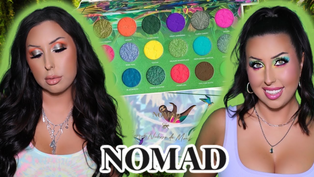 2 LOOKS + SWATCHES NOMAD COSMETICS MONTEVERDE CLOUD FOREST | COSTA RICA