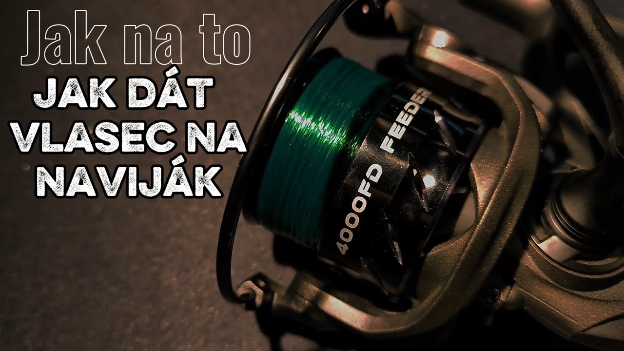 Jak dát vlasec na naviják? Dozvíte se jak na to👆💯🎣(pro začátečníky)