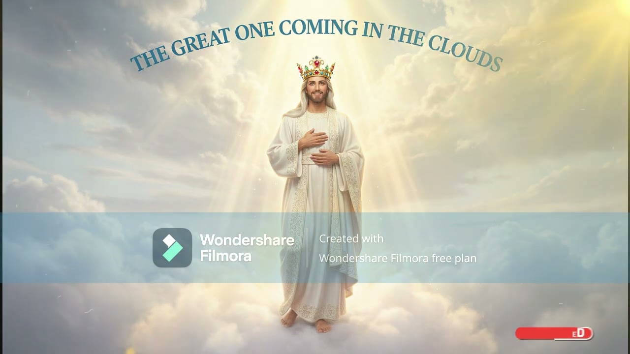 THE GREAT ONE COMING IN THE CLOUDS. Soul-healing music