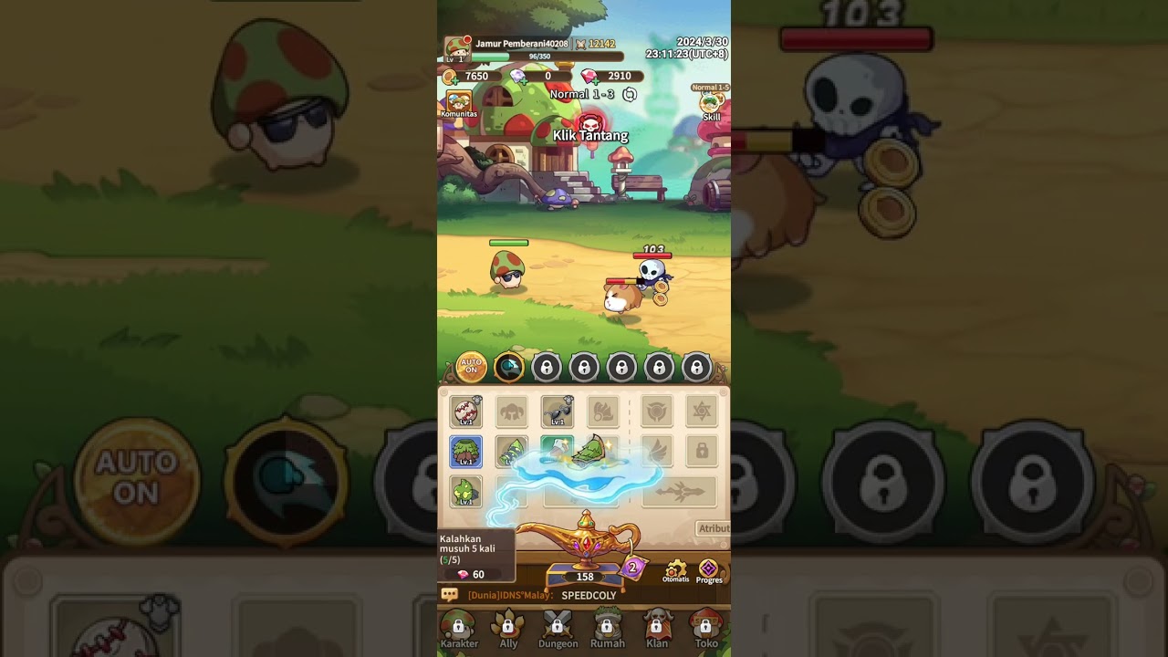 [COBA2GAME] LEGEND OF MUSHROOM GAMEPLAY | IOS ANDROID