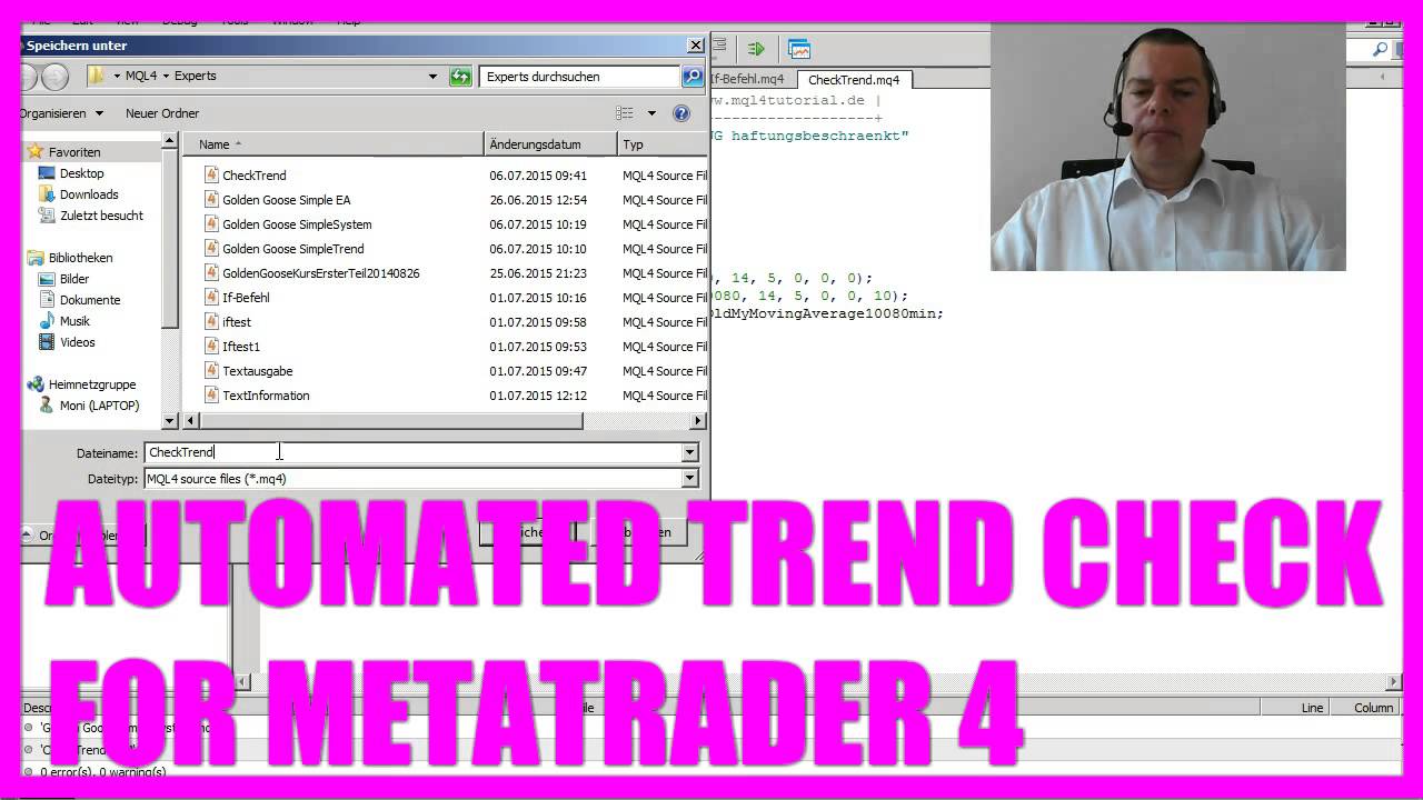 MQL4 Tutorial Bootcamp2 -  4 The60Min Trend Module