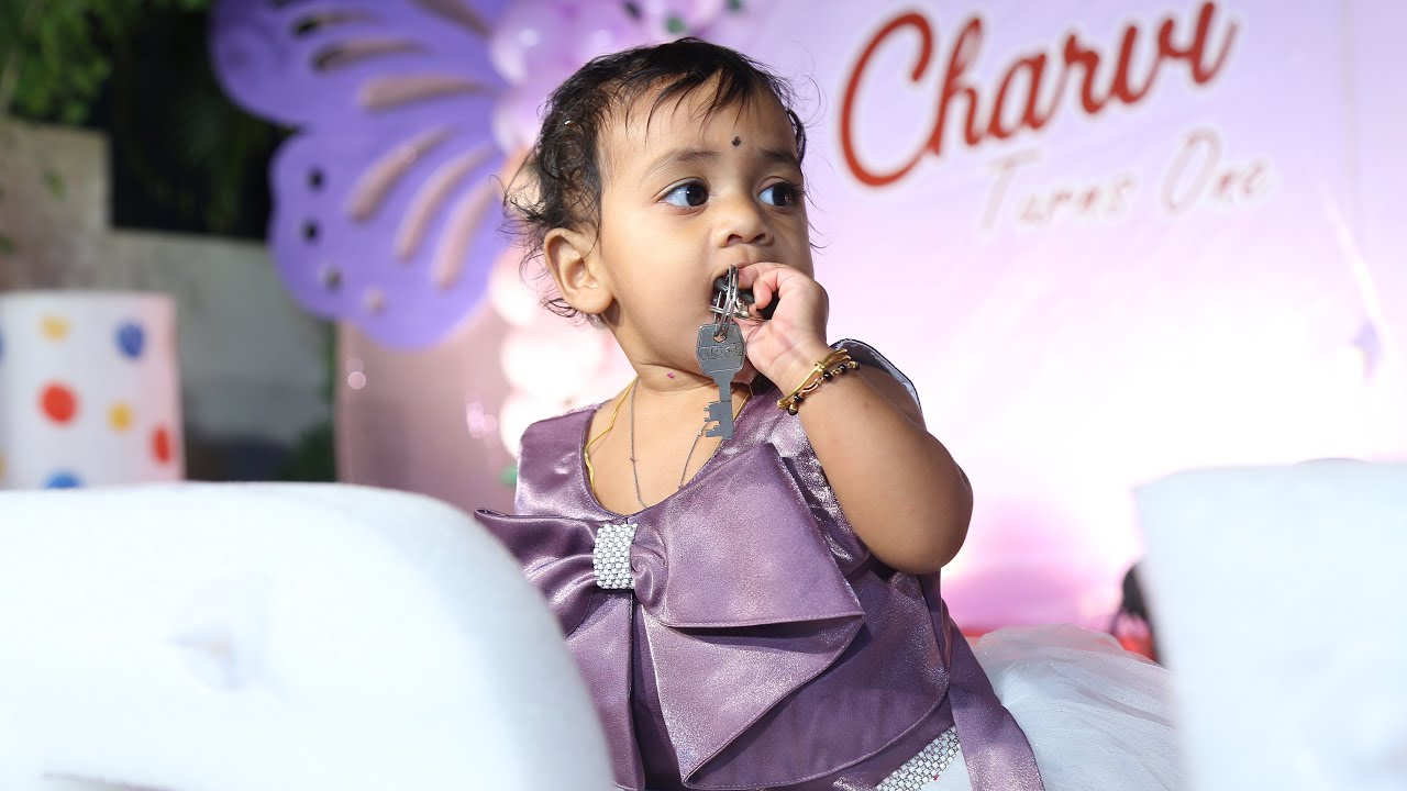 Charvi first birthday celebrations 🎉 2026