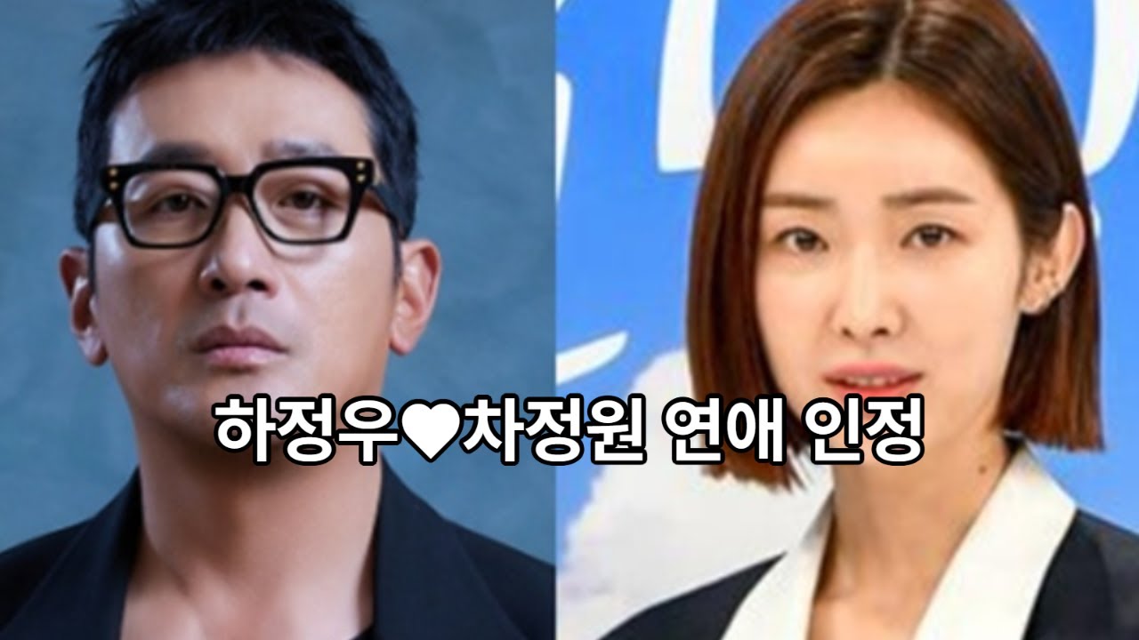 하정우,차정원 두 배우의 연애인정