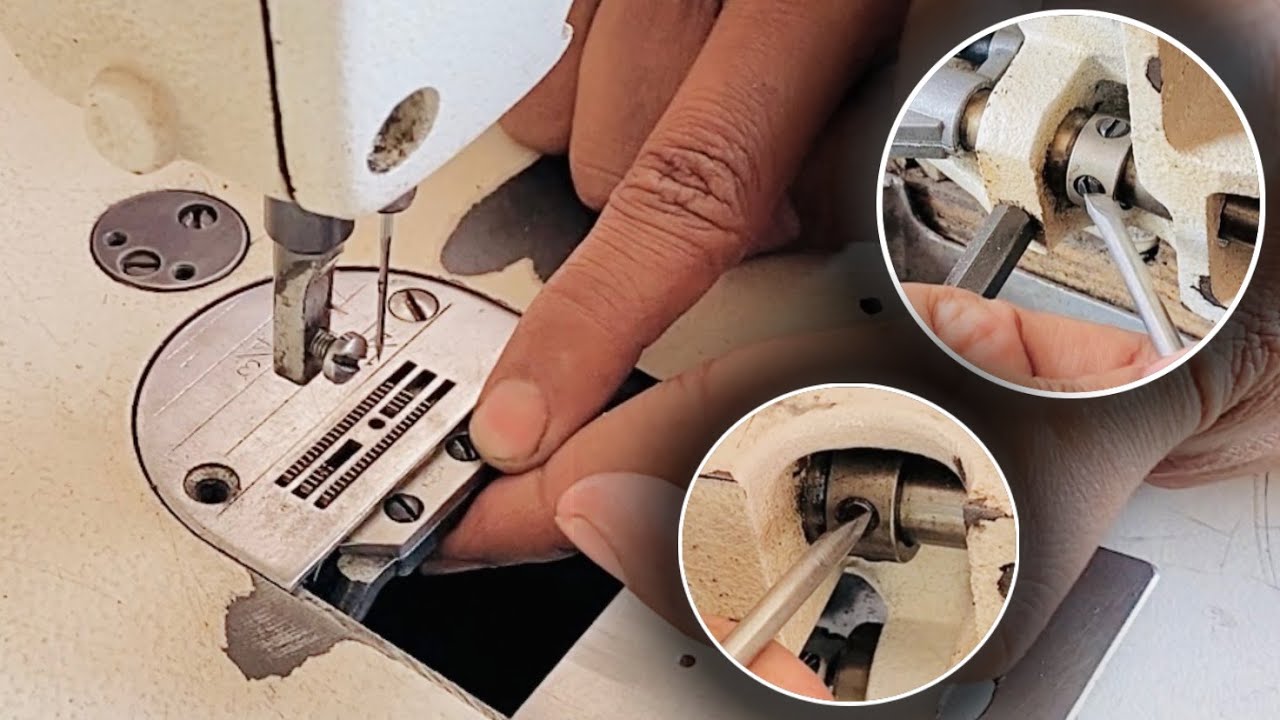 Sewing Machine Sound Problem Feed Bar Chimta Rocker Play Adjustment