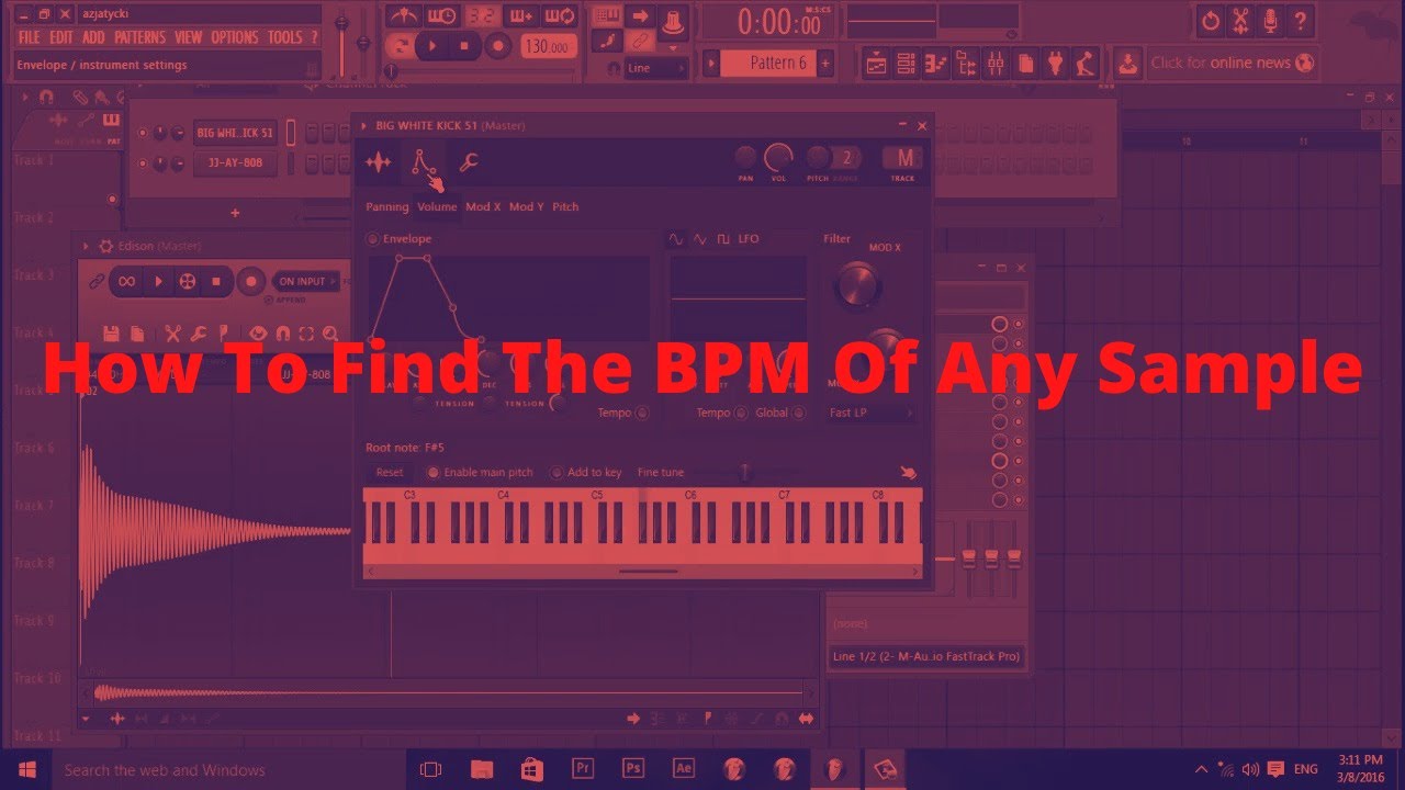 How To Find The BPM Of Any Sample | FL Studio Tutorial #Shorts