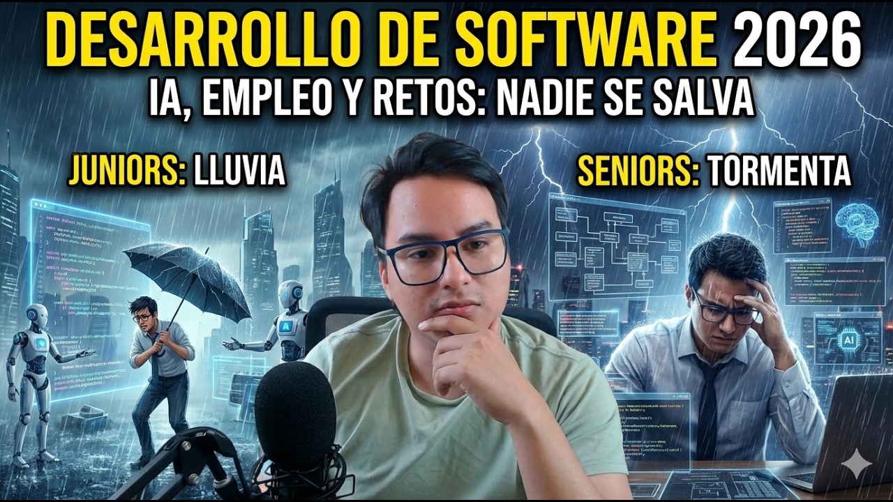 Desarrollo de software en el 2026: Si para los juniors llueve, para los seniors no escampa