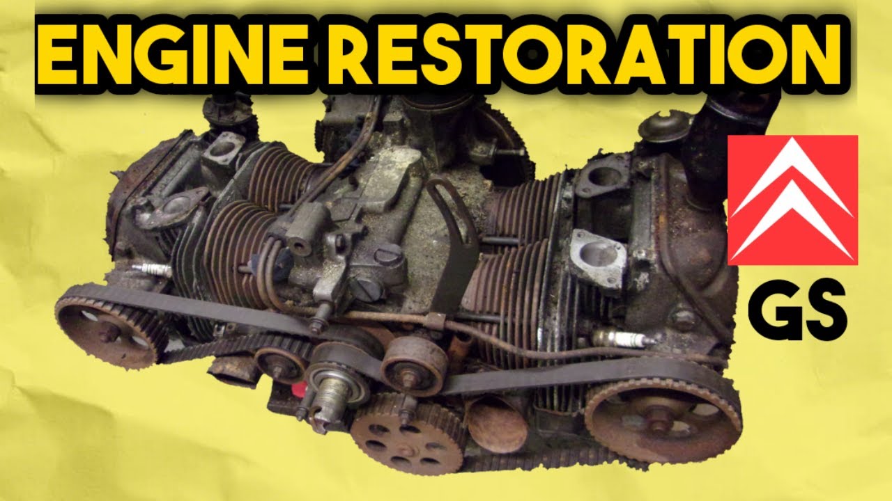 Citroen GSx2 restoration part 3 - engine rebuild