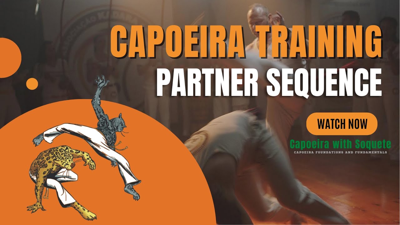 Capoeira training. Partner sequence with Soquete.