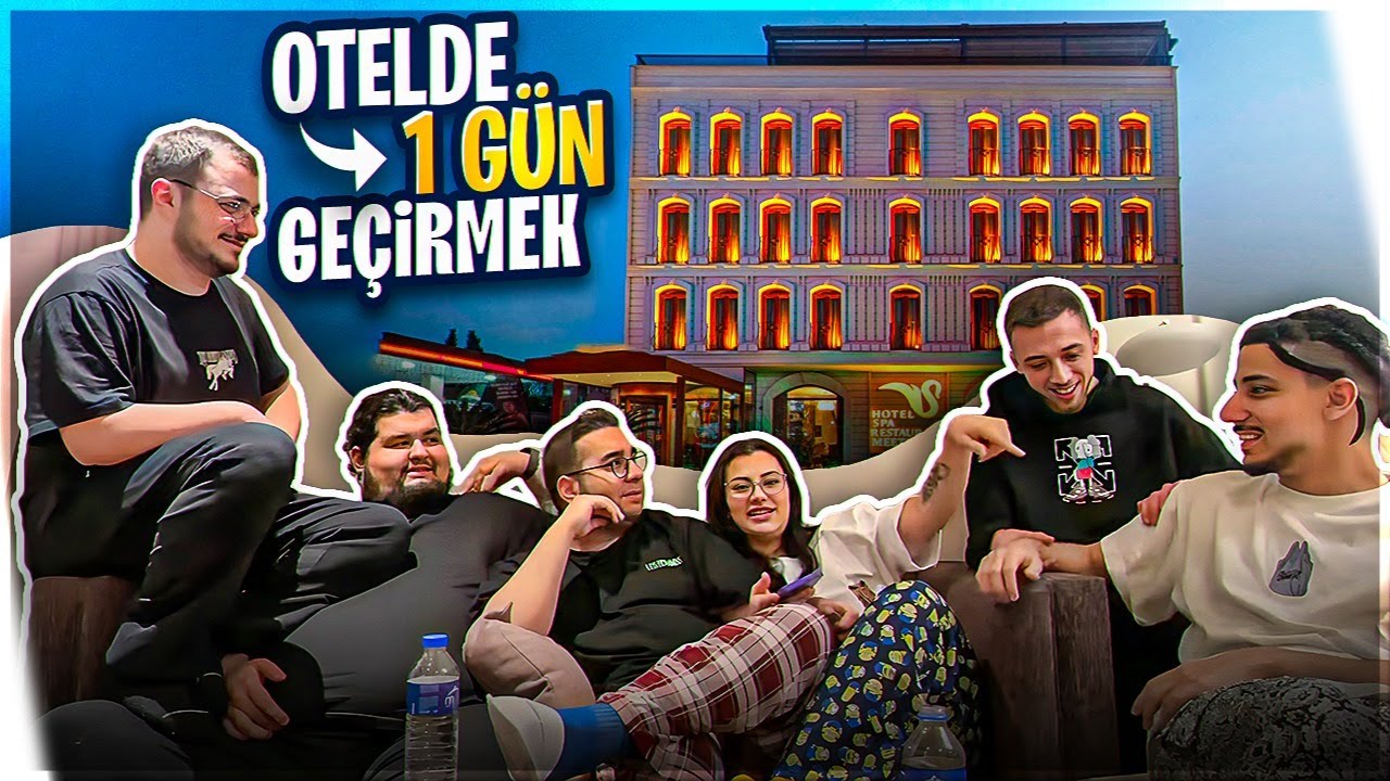 EKİP İLE OTELDE 1 GÜN! (kovuluyorduk)