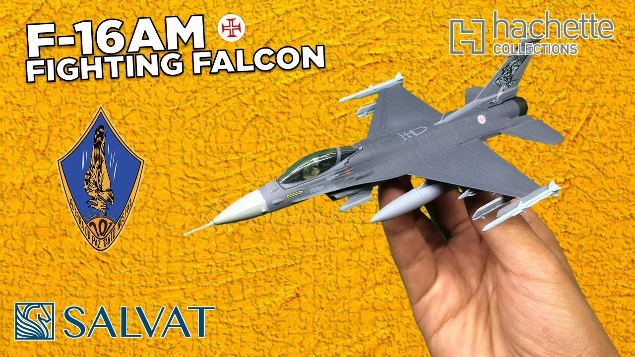 ¡Un avión más de la colección: Lockheed Martin F-16AM! | Aviones de Combate Salvat (hachette) 1:100