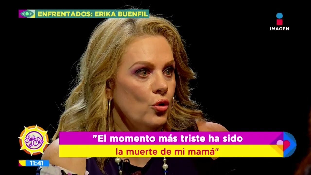 Enfrentados con Erika Buenfil: el amor de su vida, su historia, su mamá y más... | Sale el Sol