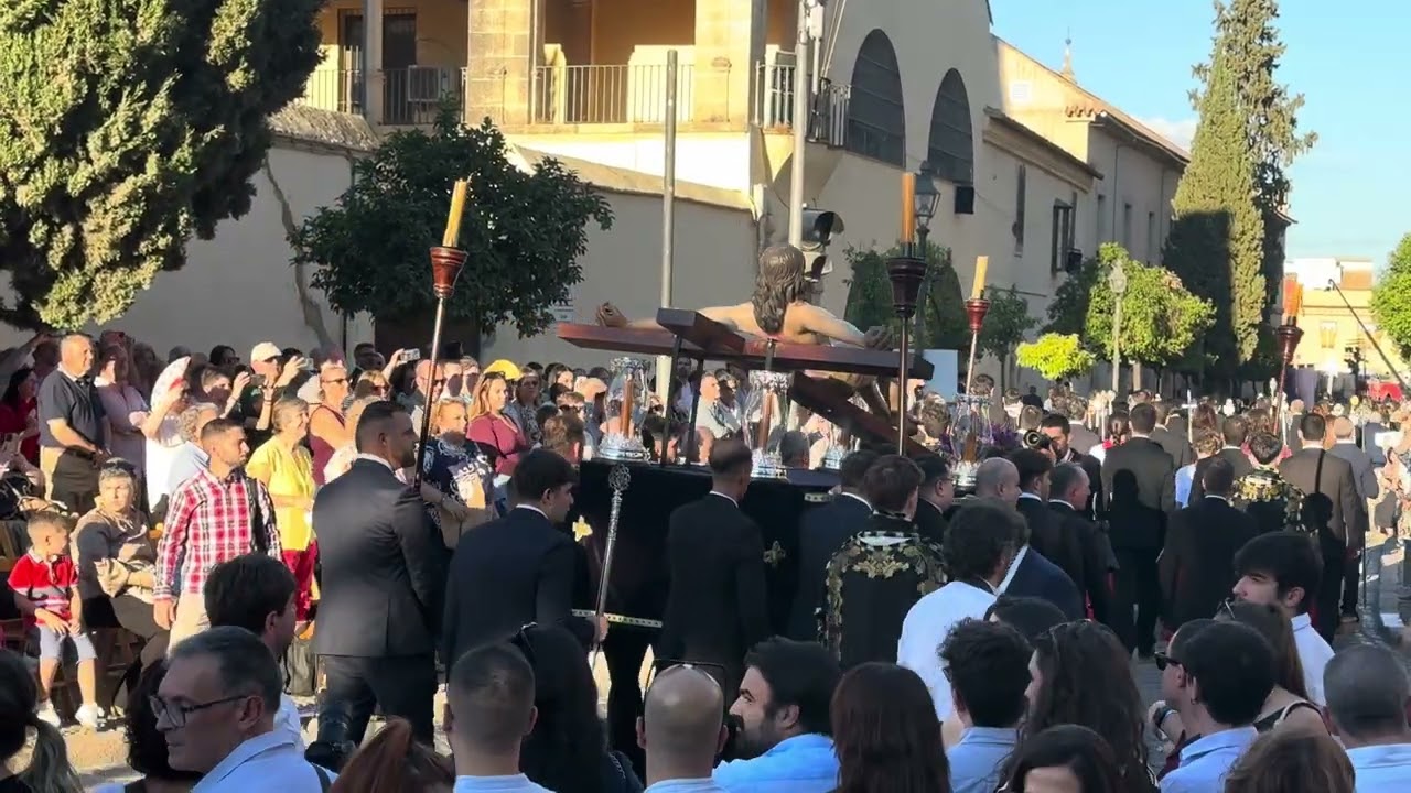 Cristo de las aguas de Palma del Río por caballerizas - via crucis magno Córdoba 