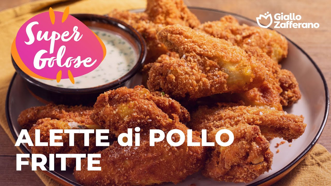 ALETTE di POLLO FRITTE con SALSA allo YOGURT😍😋🍗