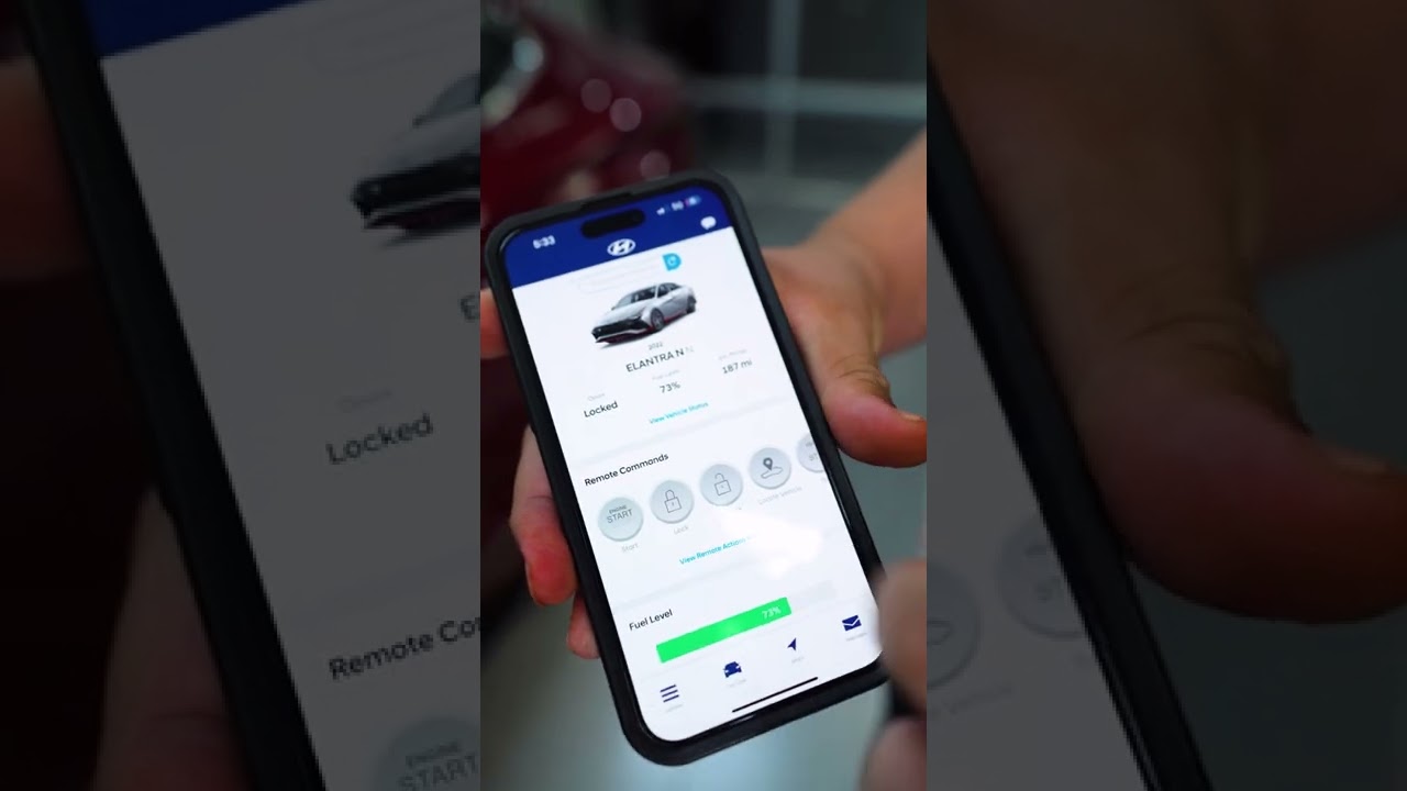 Control Your Hyundai With The BluLink App! #shorts #foryou