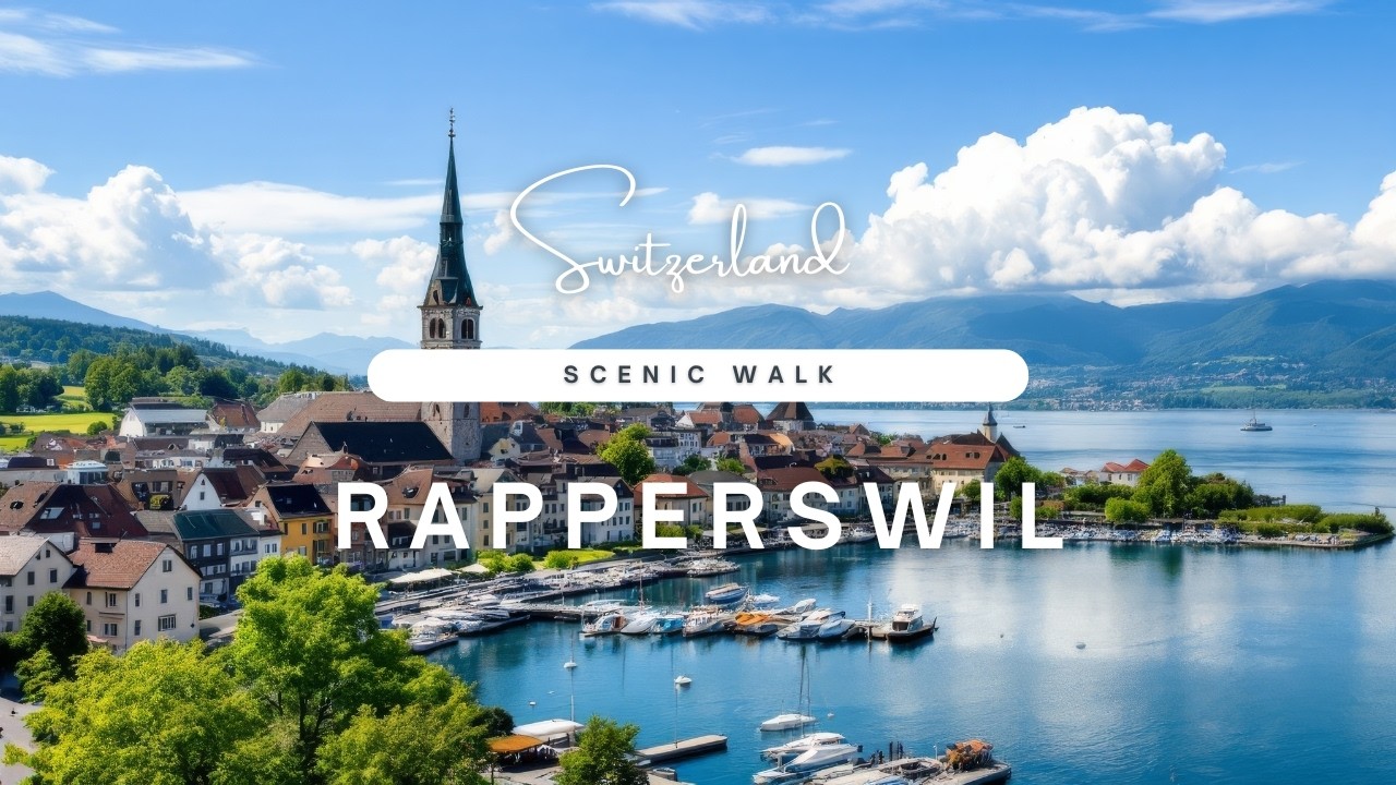 #76 ШВЕЙЦАРИЯ 🇨🇭 | Рапперсвил: Самый живописный город Швейцарии на побережье озера Цюрих