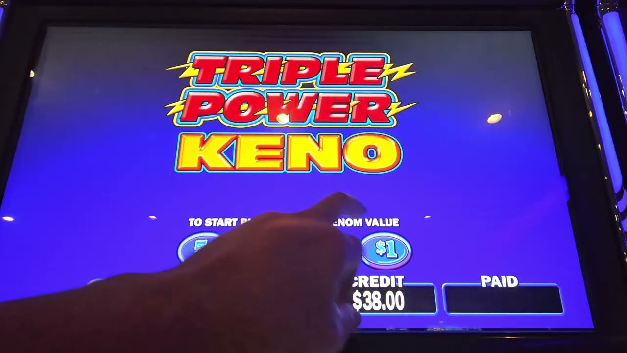 Triple Power Keno!!! #casino #keno