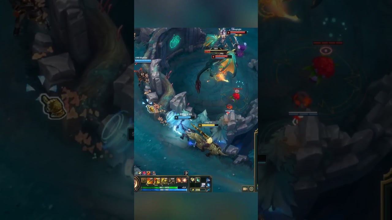 Rell Dĩ Nhi&ecirc;n Nhỉnh Hơn Thresh Rất Nhiều #gadaubacthresh #rell #leagueoflegends #lol