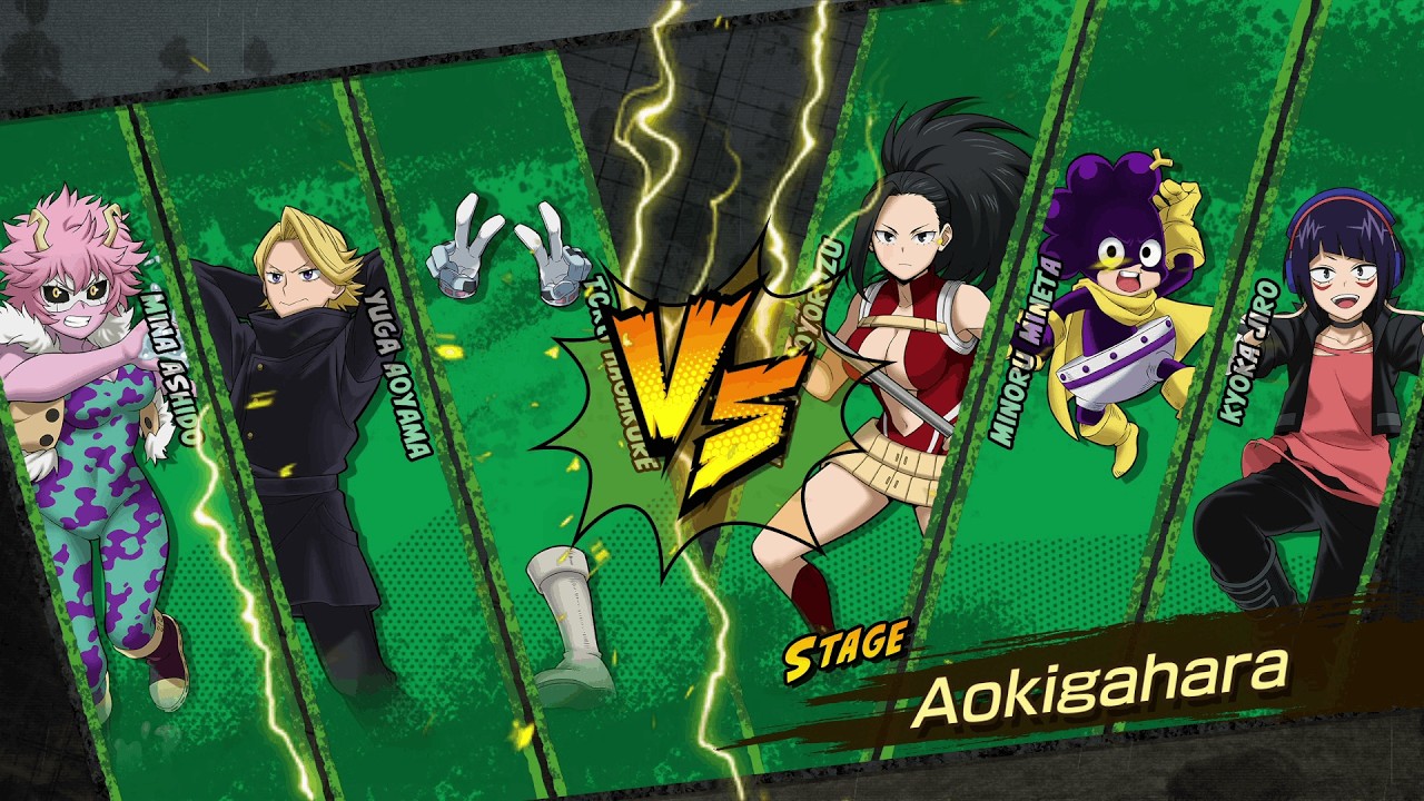 MHA: AJ Gameplay | Hagakure, Aoyama, Ashido vs Yaoyorozu, Mineta, Jiro