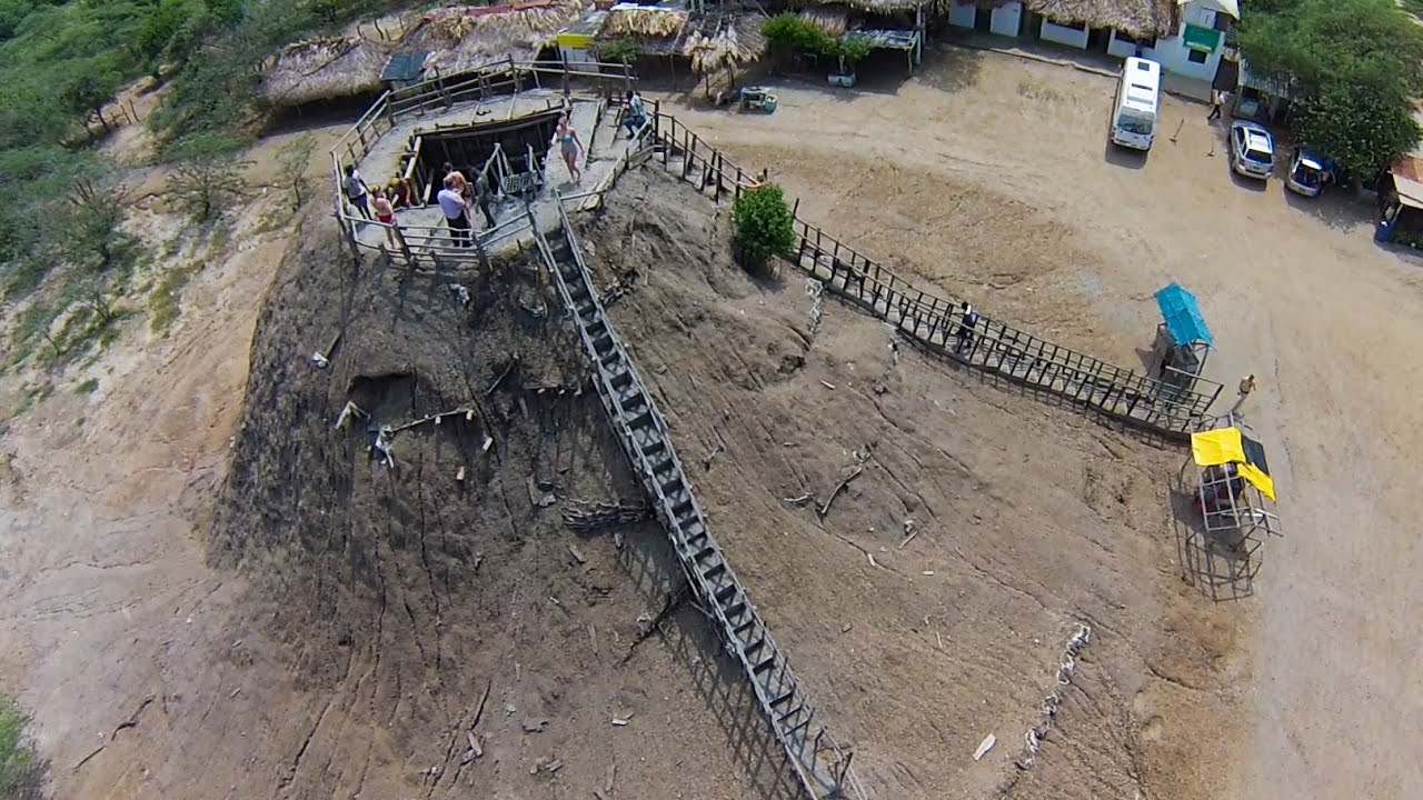 Schlammvulkan - Mud Volcano El Totumo - Drohnenaufnahmen