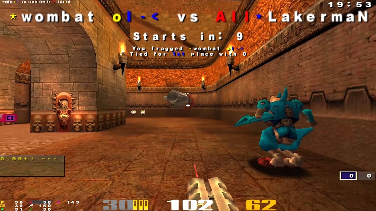 LakermaN vs. Wombat (XS Invitation 2 2001), ztn, аудиокомментарий Полосатого