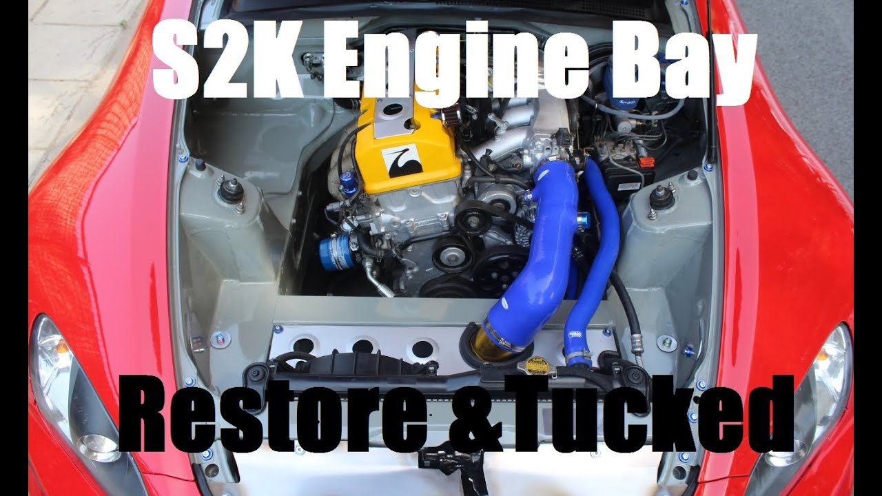 S2000 Engine Bay Restore & tucked.LIMPIEZA ,PREPARACION,de Honda S2000 ap1