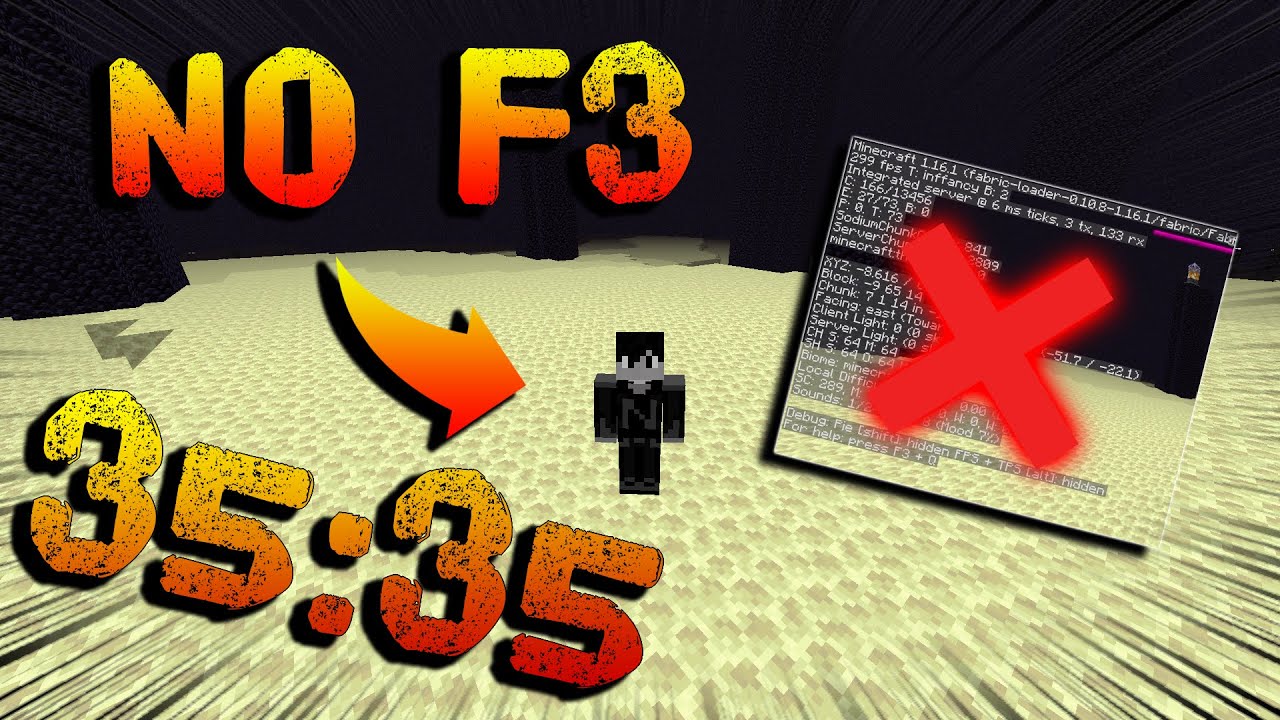 Minecraft Speedrun Ita NO F3 in 35:35 (Primo Pb!)