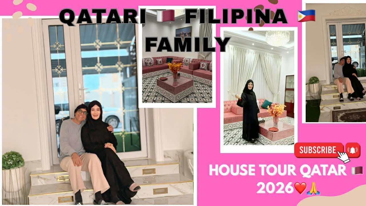 House Tour Qatar 2026 🏠🤍😇#QatariFilipinaFamily🇵🇭🇶🇦