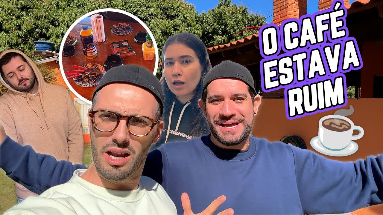 TOMAMOS CAFÉ DA MANHÃ NA CHÁCARA
