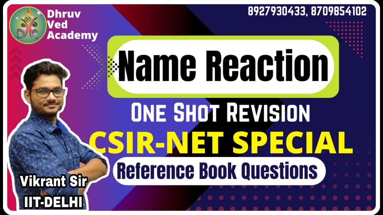 ALL NAME REACTIONS IN ONE SHOT | CSIR-NET | GATE  | IIT-JAM