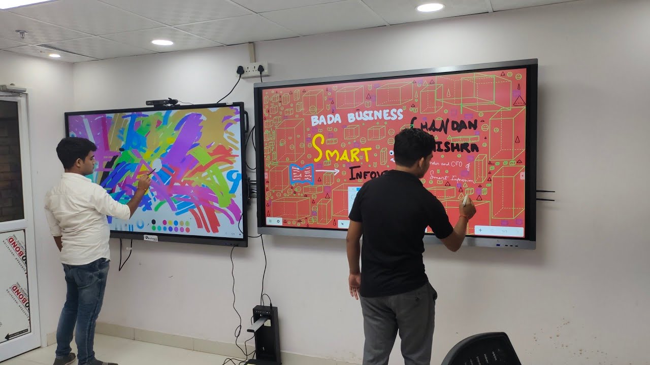Best Interactive Flat Panel Software II Note-5 Demo Training in Hindi By Smart Infovision