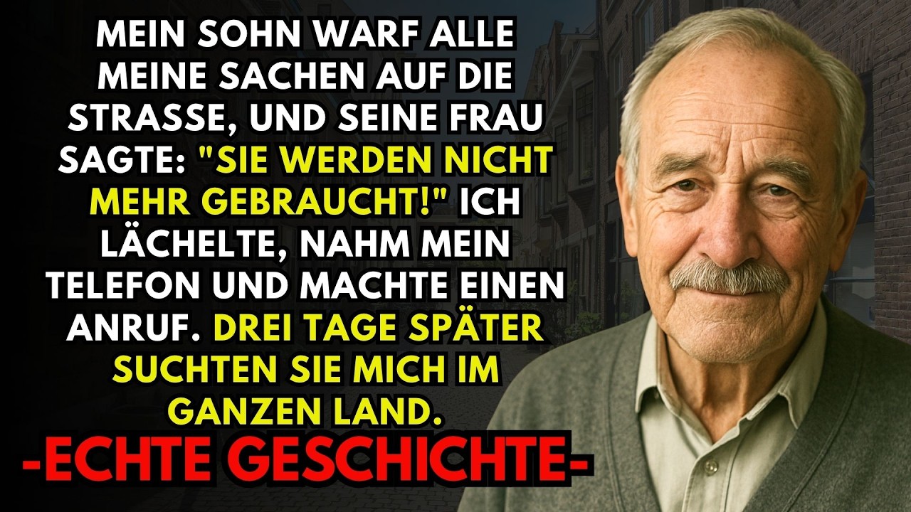 Sie haben mich rausgeschmissen und meine Sachen in den Müll geworfen, aber drei Tage später...