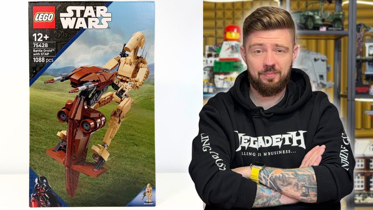 DROID BOJOWY Z PLATFORMĄ STAP 🤖 LEGO STAR WARS 75428 RECENZJA