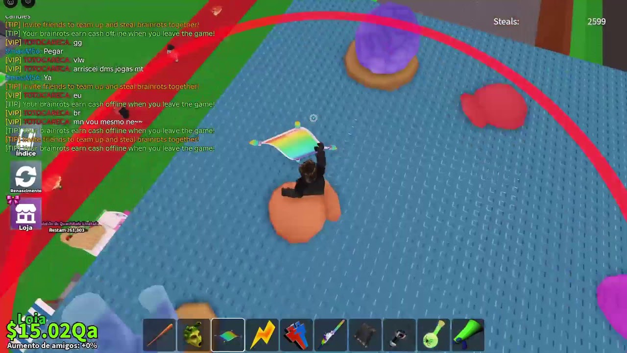 Roube um brainrot (trade /pvp)