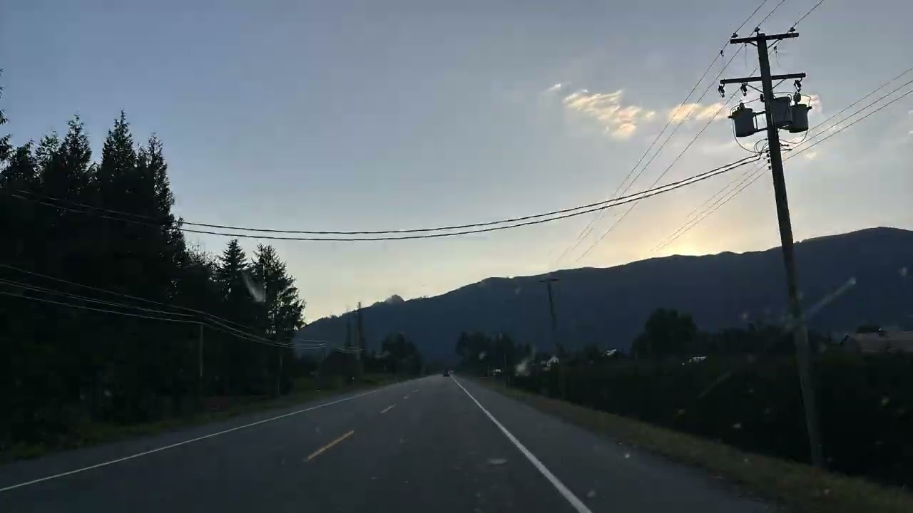 Cold Water Road on ramp, Coquihalla Summit, Hope to Mission via Highway 7 | Time-Lapse