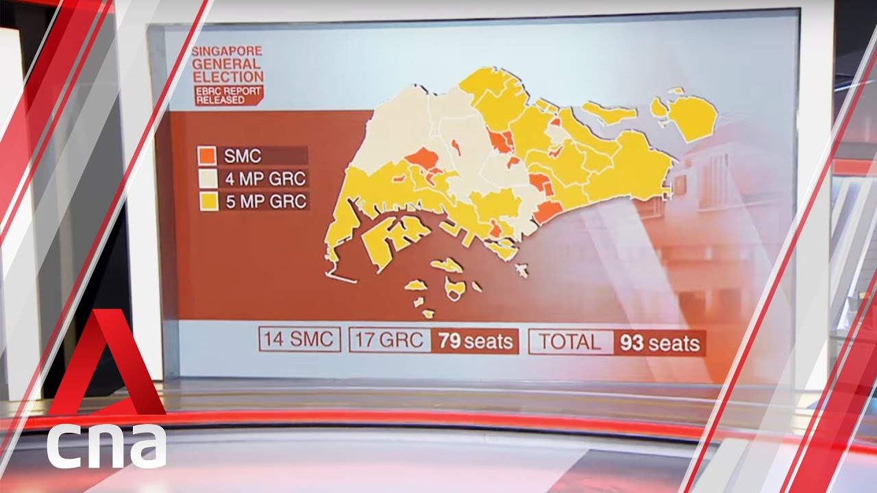 Singapore electoral boundaries: 17 GRCs and 14 SMCs in next general election