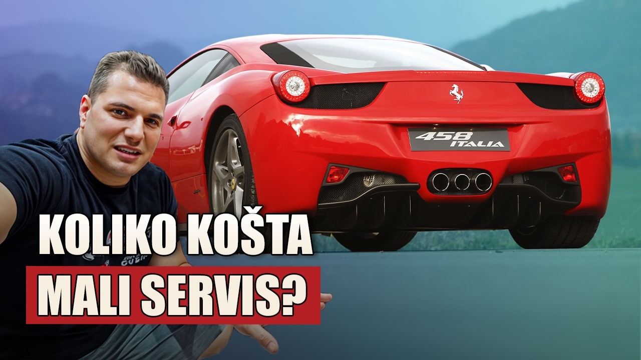 Kako se radi mali servis na Ferrari 458 Italia?