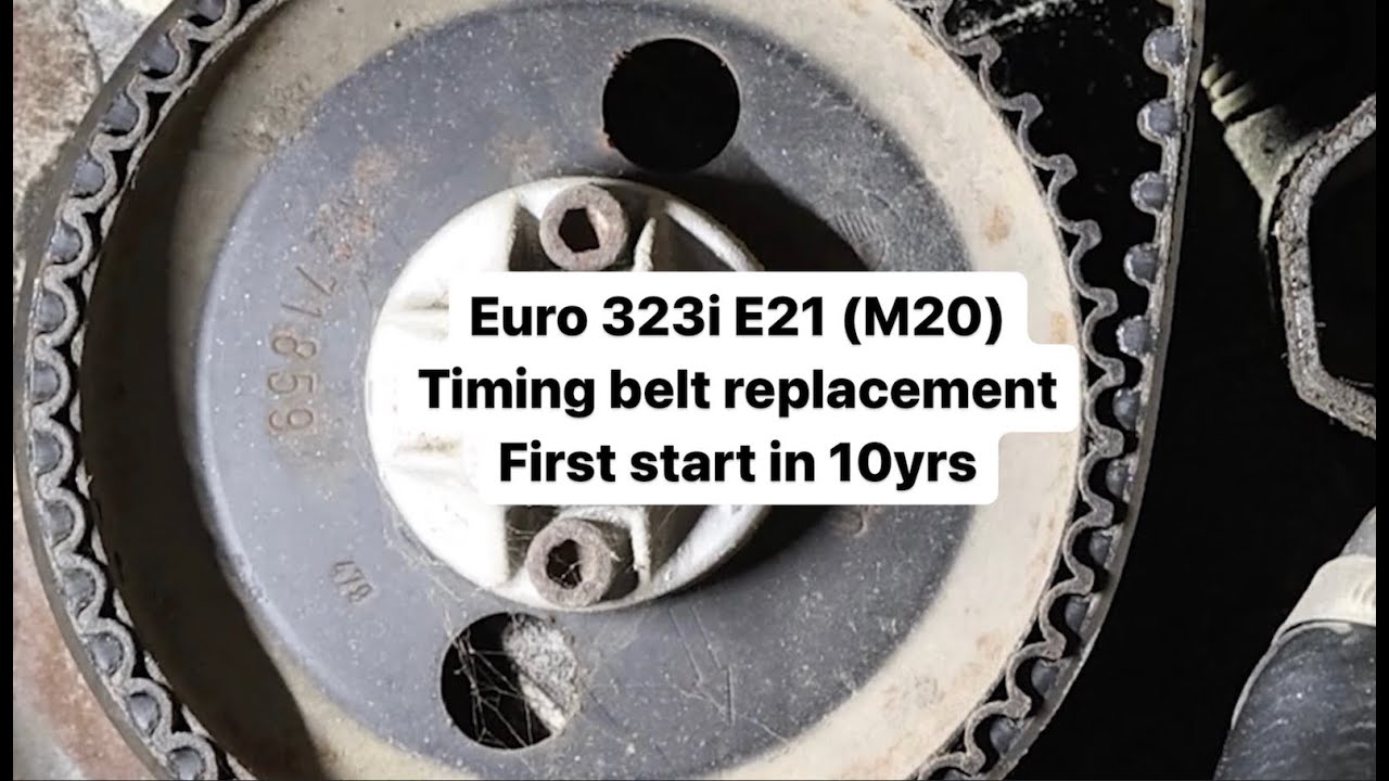 323i E21 Timing Belt Replacement Walkthrough