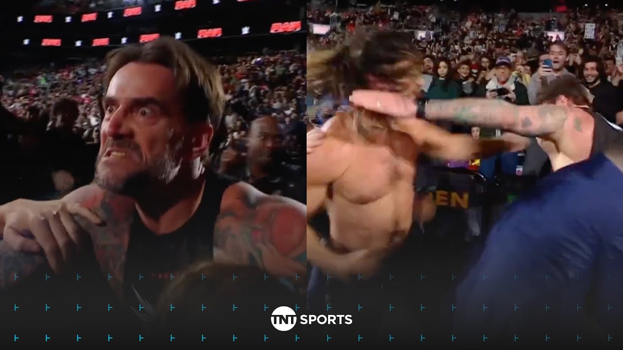 WWE RAW: CM Punk engages in CRAZY BRAWL with Seth “Freakin” Rollins 🔥