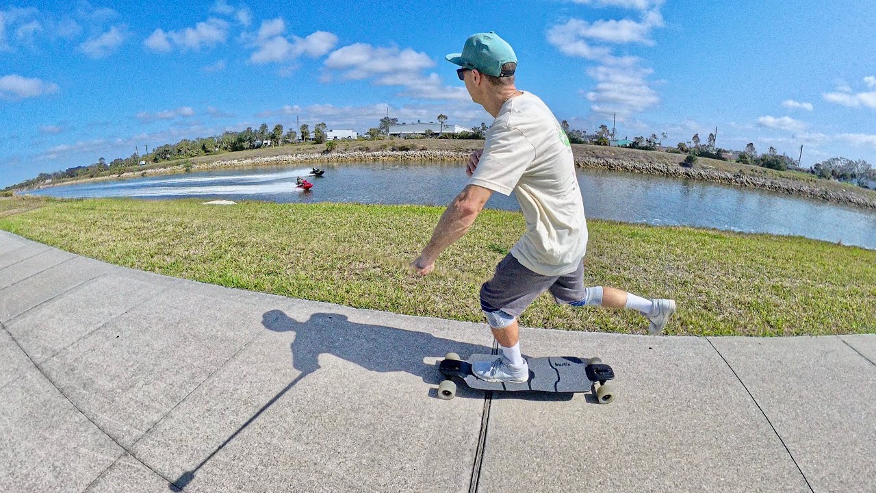 Back at The Venetian Waterway Park Venice Florida / Longboarding South trail Part 2