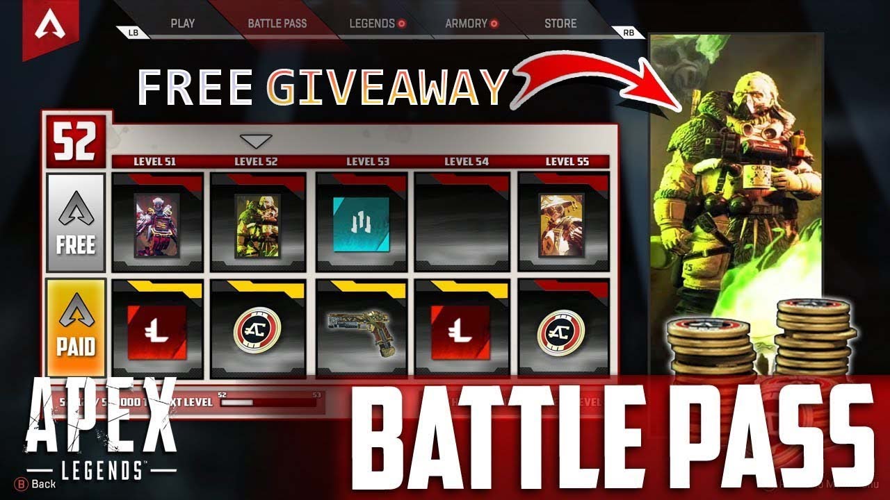 Free Apex Legends Mobile Battle Passes - Free 25+ Passes