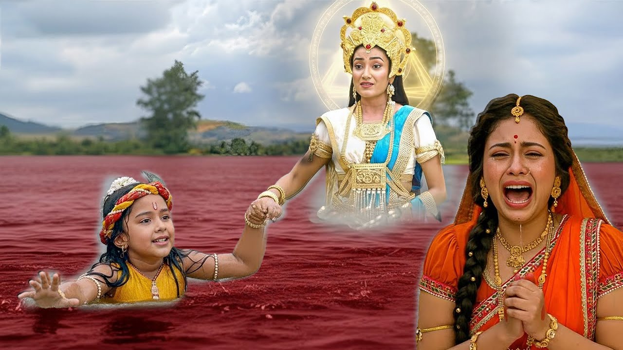 कान्हा को खून की नदी में डूबता देख, गंगा मैया ने बचाई जान || Yashomati Maiya Ke Nandlala