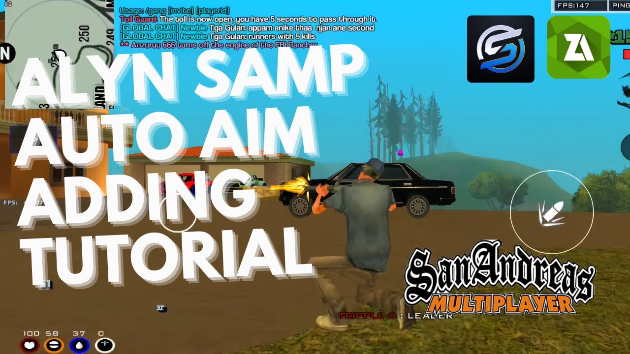 Alyn Samp auto aim adding tutorial | Samp Mobile  | An Zuruu Gaming