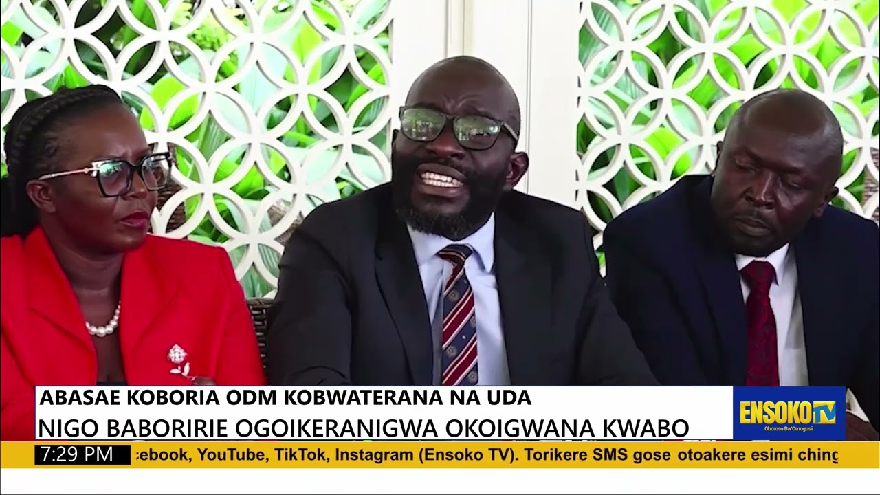 ABASAE KOBORIA ODM KOBWATERANA NA UDA