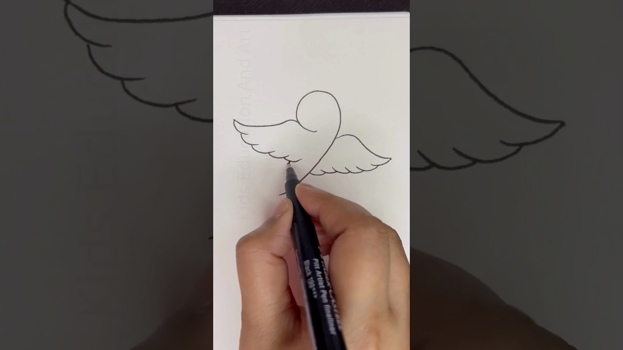 How to draw a bird with number 9 | easy drawing for kids #stepbystep #artforkids #diy #creative