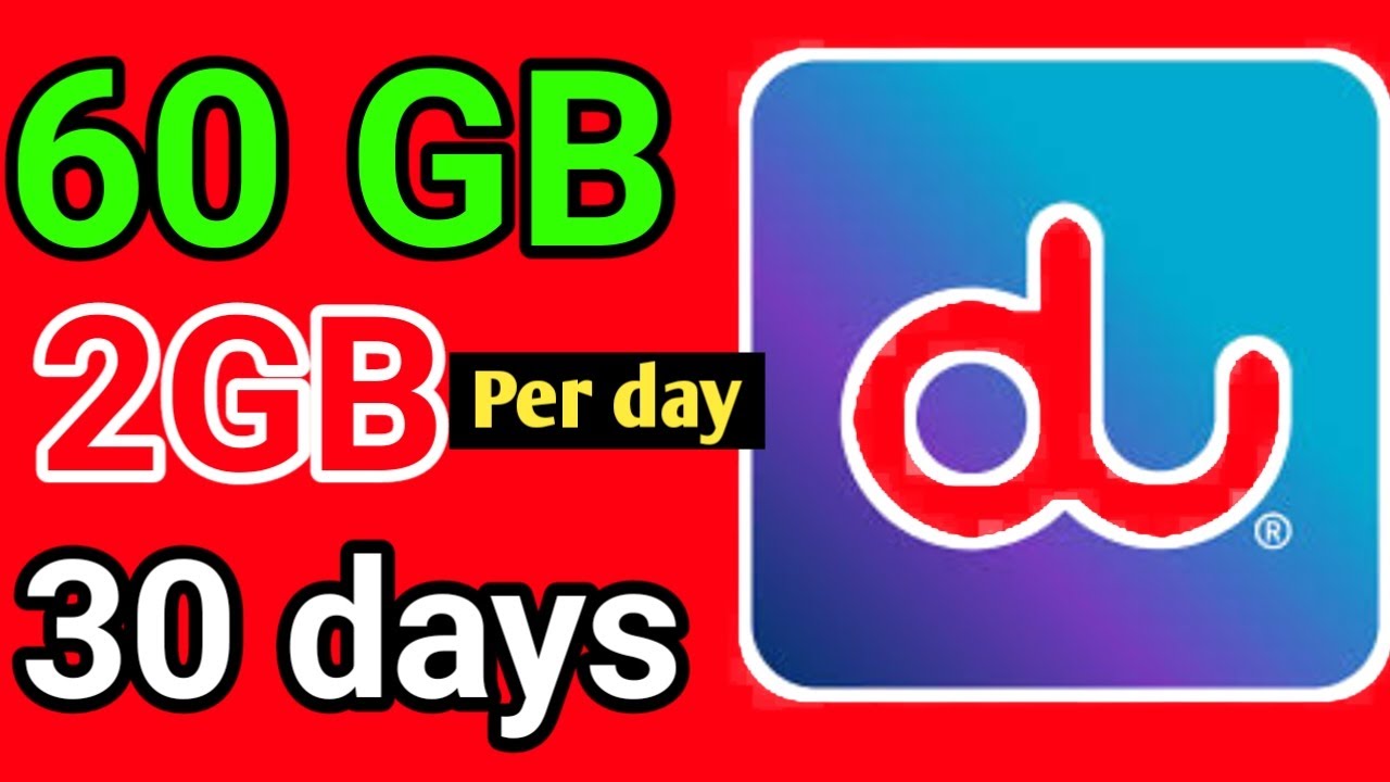 du monthly unlimited data package prepaid