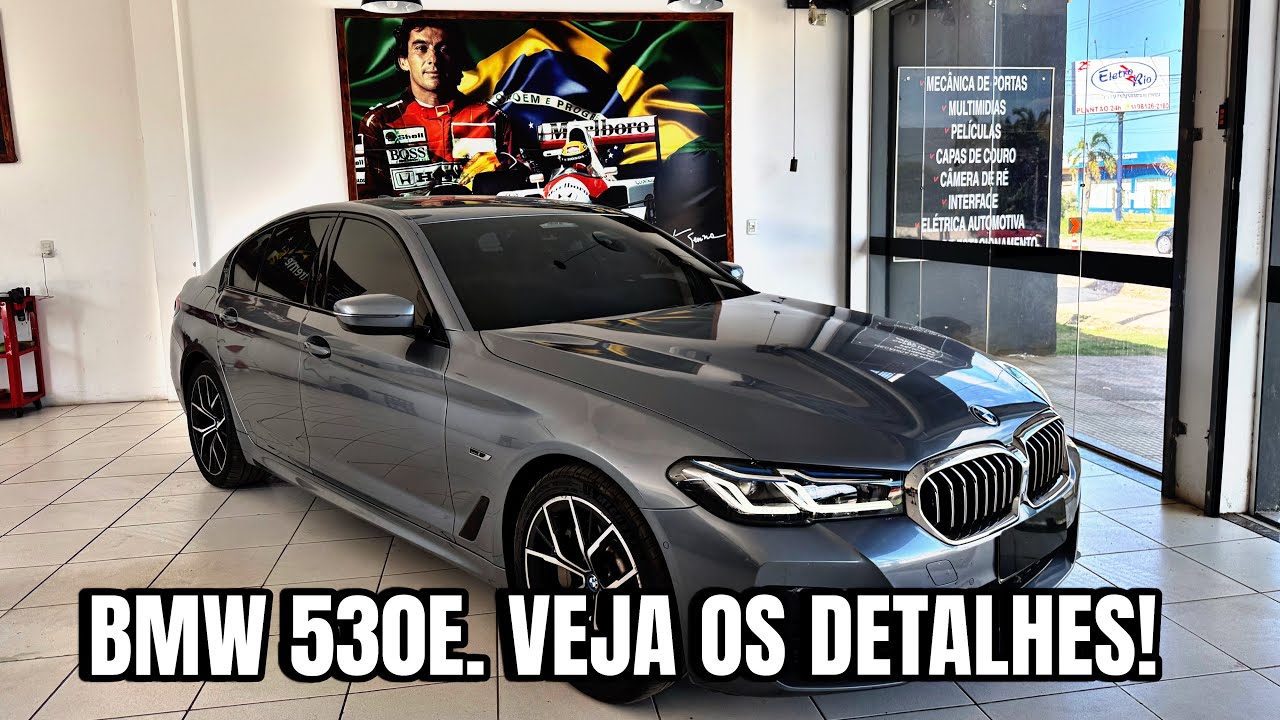 BMW 530E 2023…. VEJA OS DETALHES!