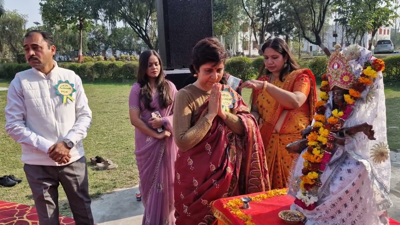 Maa Saraswati Vandana , fresher Party 🥳 