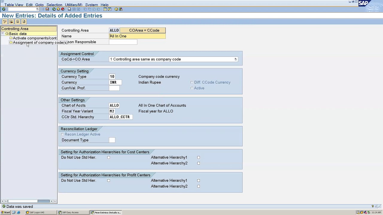 Controlling Area Configuration in SAP FICO (Part-7)